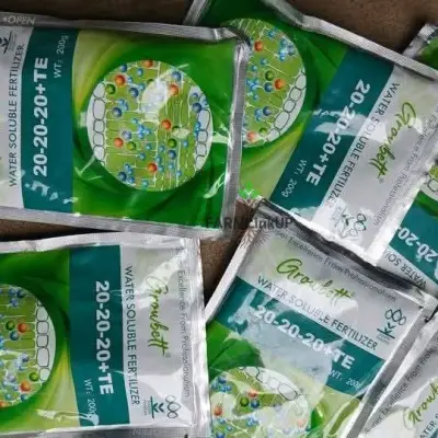 Growbett 20-20-20 & 7-12-40 fertilizer 